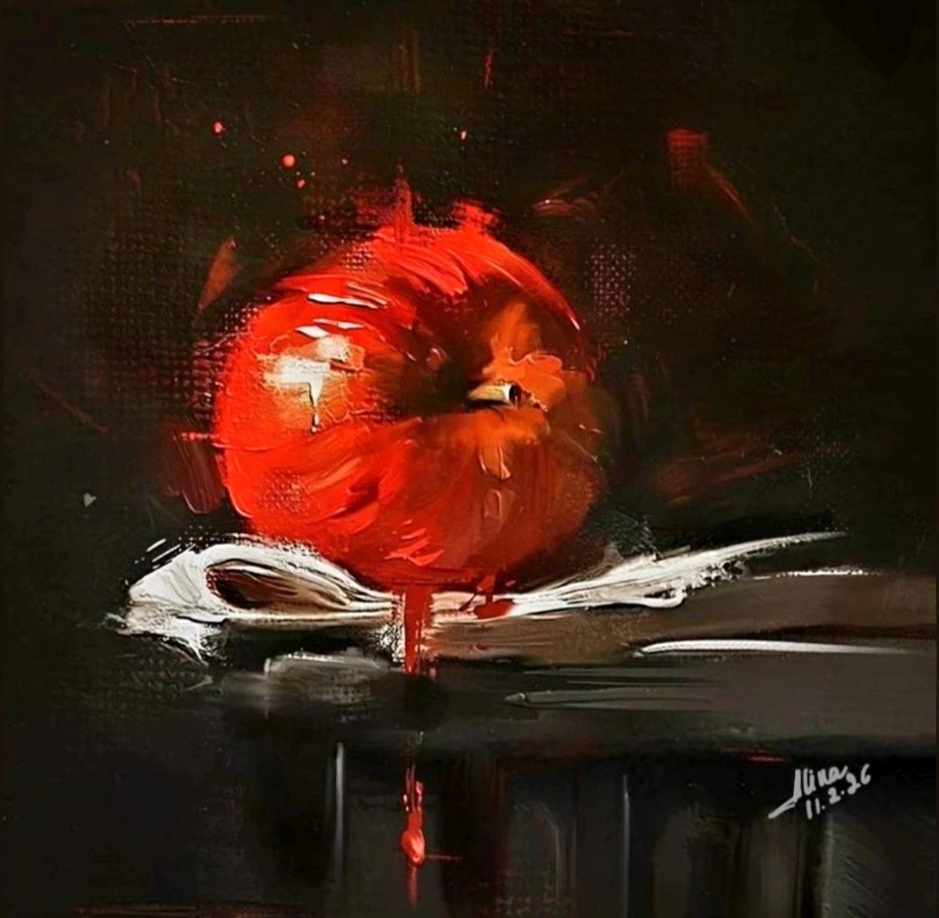 ArteDiAlina.com painting: Fruit of knowledge